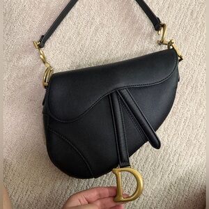 Black Saddle Bag